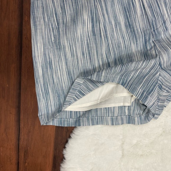 Atar'd State‎ Blue White High Rise Shorts Womens Small - Picture 7 of 7